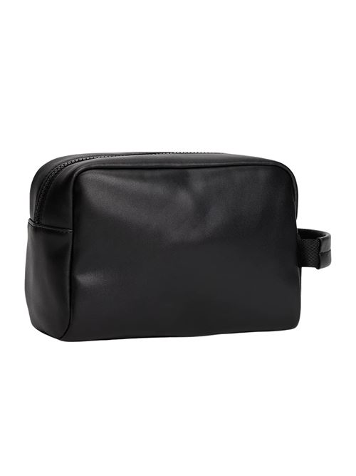 Pochette nera in pelle Tommy Jeans | AM0AM13692BDS